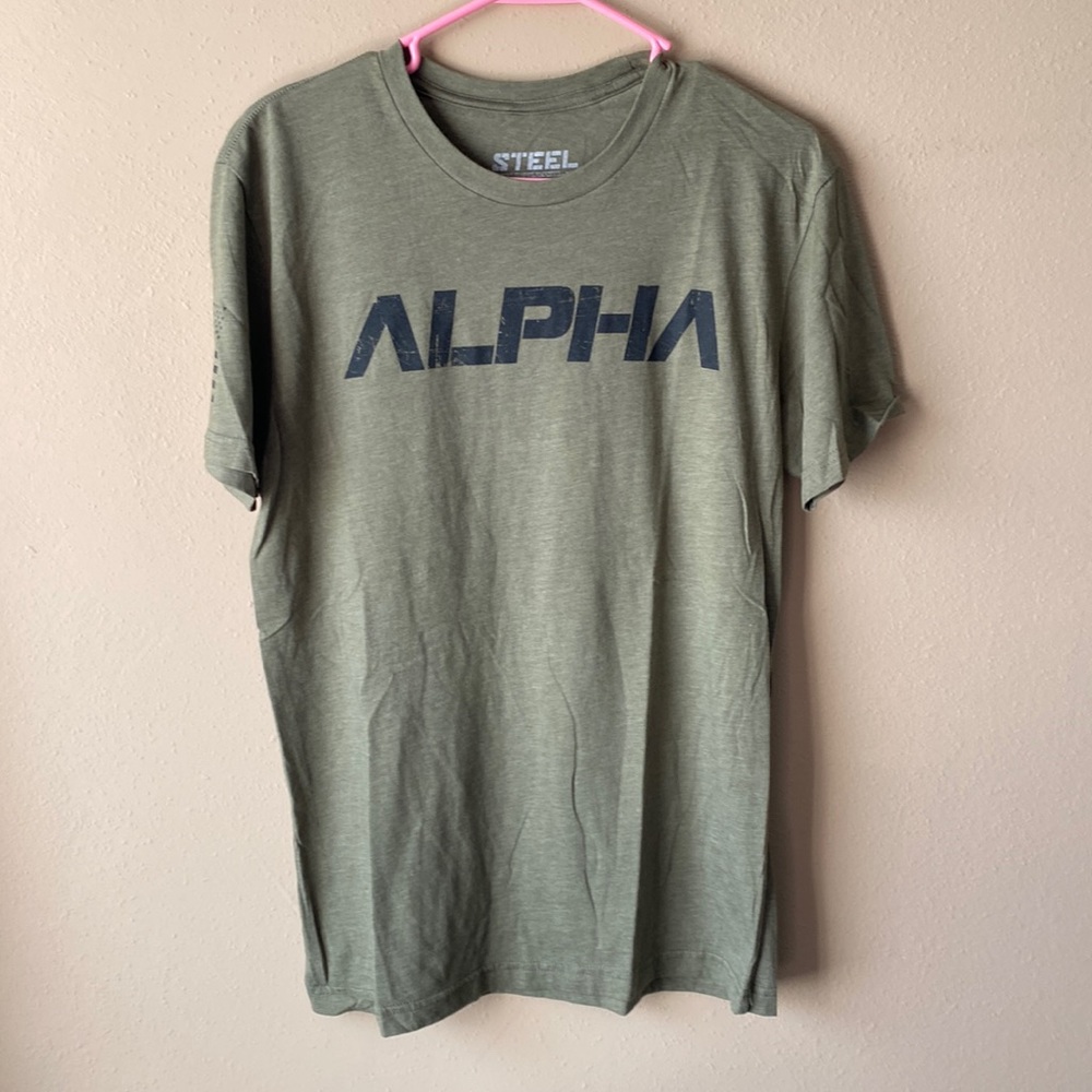 Steel supplements tee